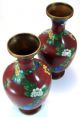 2 Chinese Cloisonne Vases Vases photo 2