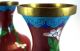 2 Chinese Cloisonne Vases Vases photo 5