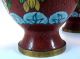 2 Chinese Cloisonne Vases Vases photo 6