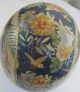 Antique Chinese Hand Painted Satsuma Porcelain Egg With Stamp Other photo 2
