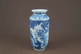 Chinese Blue&white Porcelain,  Figure Vase photo