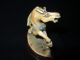 Antique Chinese ' Ox Bone ' Horse Carving Figure ~ Statue. Vases photo 5