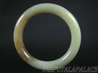 Old Chinese Nephrite Celadon Jade Bracelet Bangle 18/19thc Top Quality photo