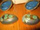 Pair (2ea) Of Small Vintage Chinese Cloisonne Swans Or Ducks Boxes photo 2