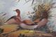 Large Vintage Wah Kee Wu Chinese O/c Oil Paintings Ducks Landscape Nr Paintings & Scrolls photo 4