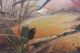 Large Vintage Wah Kee Wu Chinese O/c Oil Paintings Ducks Landscape Nr Paintings & Scrolls photo 8