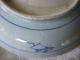 Chinese Kangxi Period Porcelain Shou Charger Blue And White Medallion Plates photo 2