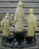 Antique Chinese Soapstone Deity Immortal Group Figures 18th/19th Century Other photo 1