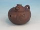 Fine Signed Antique Chinese Yixing Pottery Teapot Dragon Head Lid 20th C Nr Pots photo 2