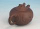 Fine Signed Antique Chinese Yixing Pottery Teapot Dragon Head Lid 20th C Nr Pots photo 5