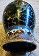 Antique Japanese Cloisonne Vase - Simple Detailed Beauty A Wonderful Meiji Jewel Vases photo 11