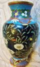 Antique Japanese Cloisonne Vase - Simple Detailed Beauty A Wonderful Meiji Jewel Vases photo 1