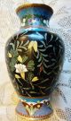 Antique Japanese Cloisonne Vase - Simple Detailed Beauty A Wonderful Meiji Jewel Vases photo 6