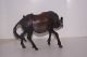 Antique Japanese Meiji Period Bronze Horse Oxen Deer Figure Incense Burner Statues photo 4