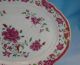 Antique 18th C Chinese Porcelain Famille Rose Qianlong Floral Platter A/f Plates photo 6