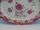 Antique 18th C Chinese Porcelain Famille Rose Qianlong Floral Platter A/f Plates photo 7