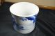 Chinese Blue White Figural Scenic Brushpot Bitong Transitional Other photo 1