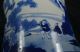 Chinese Blue White Figural Scenic Brushpot Bitong Transitional Other photo 6