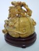 6.  A Chinese Saop Stone Carving Of Pumpkin Vase Probably 18th To 19th C Other photo 4