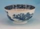 Antique 18th C.  Chinese Porcelain Blue & White Fluted Bowl Landscape Decoration Bowls photo 3