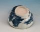 Antique 18th C.  Chinese Porcelain Blue & White Fluted Bowl Landscape Decoration Bowls photo 5