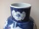 19th C Chinese Porcelain Blue And White Birds Vase And Cover Vases photo 6