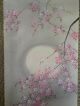 171 ~beautiful Cherry Tree & The Moon~ Japanese Antique Hanging Scroll Paintings & Scrolls photo 2