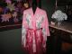 Vtg 1940s~50s Japanese Silk Kimono~geisha~robe Reversable~pink~green Kimonos & Textiles photo 1
