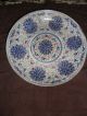 18th Century Kangxi Chinese Famille Verte Porcelain Dished Plate 23.  2 Cm Across Plates photo 5