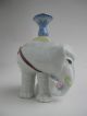 Rare Antique Chinese Porcelain Famille Rose Sculpture Of Elephant 19th Century Elephants photo 5