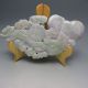100% Natural Jadeite A Jade Hand - Carved Statues - - Ruyi/lingzhi&jinchan Nr/pc1994 Other photo 4