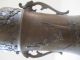 Chinese/japanese Antique Bronze Vase With Flower And Bird Description Vases photo 11