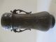Chinese/japanese Antique Bronze Vase With Flower And Bird Description Vases photo 2