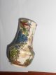 Japanese Chinese Oriental Old Signed Small Satsuma Vase With Tropical Birds Vases photo 1