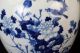 Pr Antique 19th Chinese Blue White Jars Covers Kangxi Mark Vases photo 6
