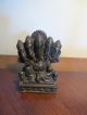 Bronze Statue Of Five Headed Khmer Ganesh From Cambodia Other photo 1