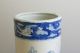 Pair Of Large Chinese Porcelain Vases,   blue & White Flower Decor,  19th Century. Other photo 2