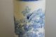 Pair Of Large Chinese Porcelain Vases,   blue & White Flower Decor,  19th Century. Other photo 3