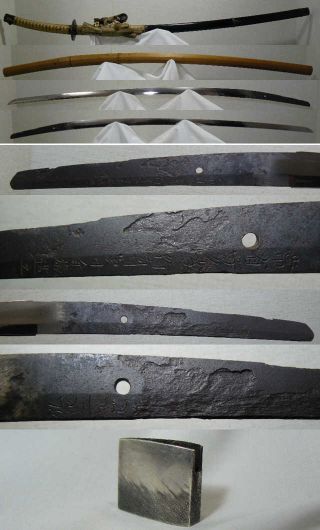 K:japanese Sword 89.  2cm (35.  118inch) Nthk,  Yukihisa W Tachi Koshirae photo