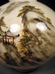 Fine China Chinese Art Pottery Vase With Landscape & Calligraphy Decor 20th C. Vases photo 7
