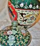 Antique Cloisonne Ornate Jar W/lid - Smooth Exqusite Details - Tiny Wire Rich Color Boxes photo 9