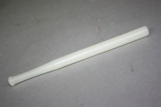 White Hetian Jade Smoking Pipe photo