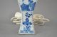 A Chinese 18c Blue&white Figural Vase/lamp - Kangxi Vases photo 2