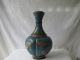 Antique Chinese Cloisonne Enamel Brass Design Six Sides Vase Vases photo 3