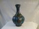 Antique Chinese Cloisonne Enamel Brass Design Six Sides Vase Vases photo 4