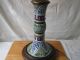 Japanese/chinese Cloisonne Champleve Enamel Vase On Wood Stand As Table Lamp Nr Vases photo 7
