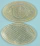 Antique Chinese Mother Of Pearl Oval Game Counters C.  1800s (32pcs) Other photo 1