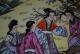 Antique Chinese Famille Rose Enameled Porcelain Wall Plaque Panel Figural Other photo 7