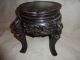 Antique Chinese Woodern Vase Stand Hand Carved Stunning A/f L@@k Woodenware photo 1