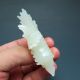 100% Afghan White Jade Hand - Carved Statues - Cabbage Nr/pc1315 Other photo 5